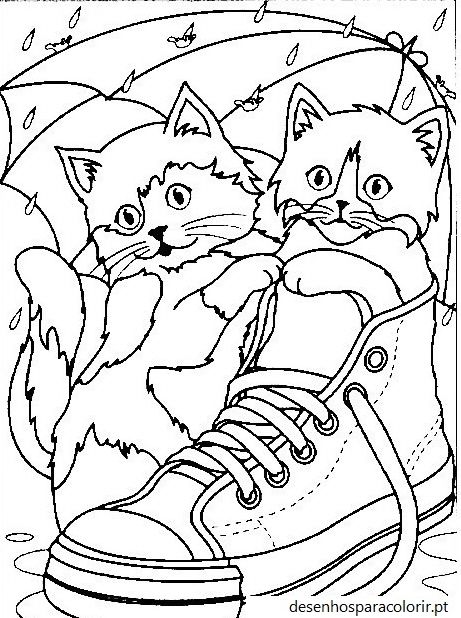 Desenhos de gatos 73